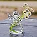 Brccee AC Angel Hanging Glass Angel Flower Vase Plant Flower Vase Hydroponic Office (S)
