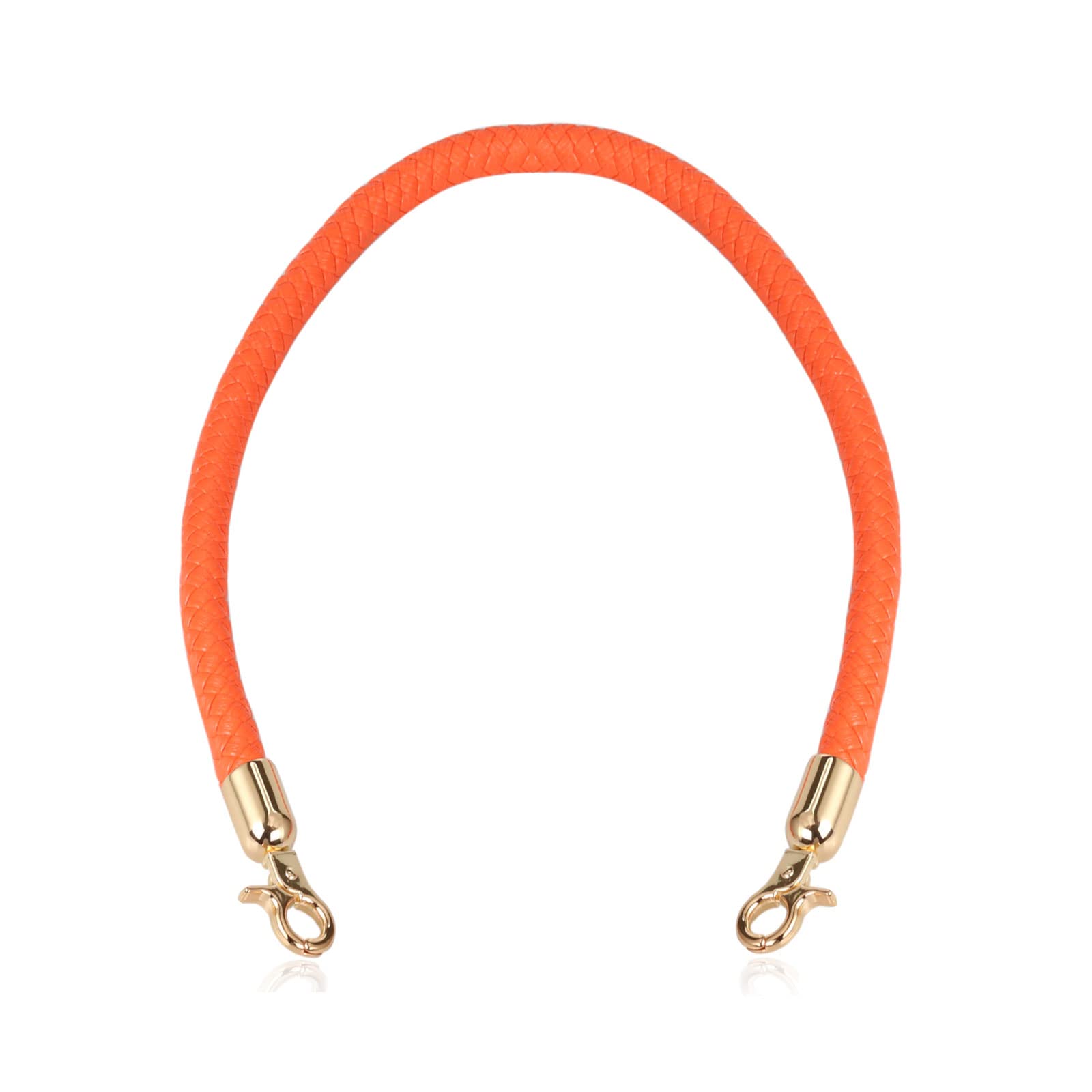 Photo 1 of ALLZEDREAM Leather Shoulder Bag Straps Replacement Purse Handbag Braided Handle (Orange,23.6in)