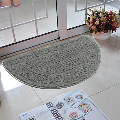 YOUKADA Waterhog Fashion Diamond Polypropylene Fiber Entrance Indoor Floor Mat, SBR Rubber Backing, 31" Length x 19" Width, 1/4" Thick