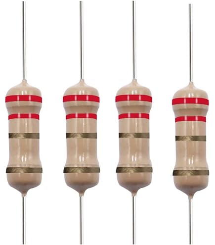 Lot De 10 Résistances E-Projects 6,8 Ohm 1/2W 5% - Film Carbone, Fils Rigides Pour Prototypage