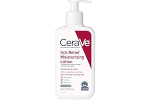 CeraVe Anti Itch Moisturizing Lotion with Pramoxine Hydrochloride, Relieves Itch with Minor Skin Irritations, Sunburn Relief, Bug Bites, 8 Ounce