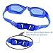 Swim Goggles, EveShine Unisex Clear Swimming Goggles - No Leaking, UV Protection, Anti-Fog Sport Racing Goggles for Adult Junior Youth Kids - Blue