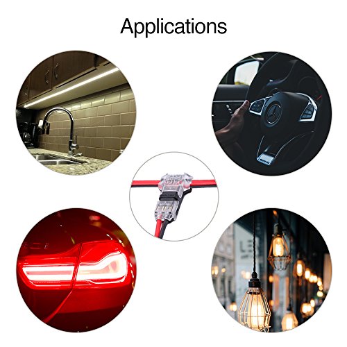 5 Wire+Connectors+Solderless+Stripping+Connection