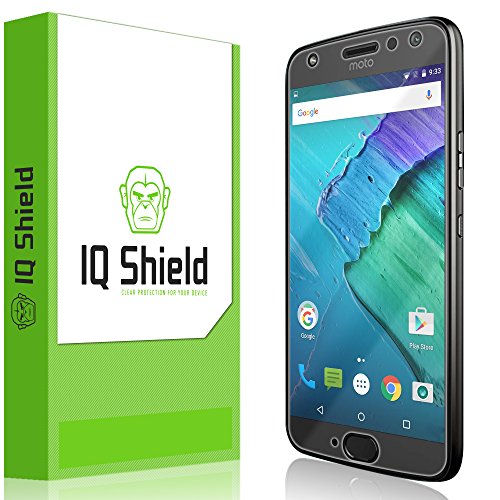 IQ Shield Screen Protector Compatible with Moto X4 (4th Generation, 2017) LiquidSkin Anti-Bubble Clear Film (Best Screen Protector For Moto X4)