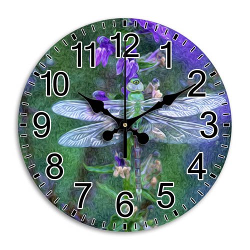 Dragonfly Wall Clocks Kritters in the Mailbox Dragonfly Wall Clock