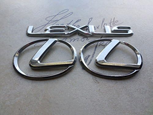 97 Lexus Es 300 Front Grille Rear Trunk Chrome Logo Emblem Nameplate Ornament Decal Set of 3