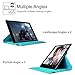 Fintie Rotating Case for iPad 4 3 2 (Old Model) - 360 Degree Rotating Smart Stand Protective Cover with Auto Wake/Sleep for iPad 4th Gen with Retina Display, iPad 3 & iPad 2, Sky Blue