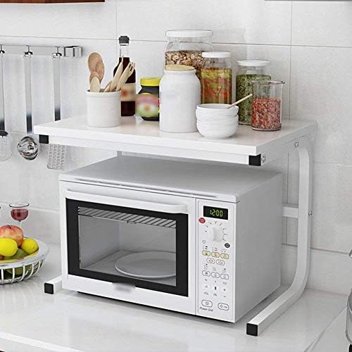 Chonusa Kitchen Storage Rack Shelves Microwave Oven Rack Seasoning Rack Kitchen 57 * 37 * 40CM