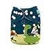 Alva Baby Cloth Diaper One Size Adjustable Reuseable Washable Nappy One Pack With 2 Inserts YD106