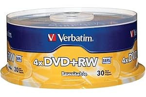 VTM94834 - VERBATIM 94834 4.7GB 4X DVD+RWs, 30-ct Spindle