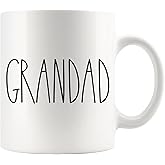 Grandad Mug, Grandad Mug Gifts for Christmas Coffee Cup, Birthday Gift, Mother's Day/Father's Day, Family Coffee Mug For Birthday Present For The Best Grandad Ever Coffee Cup 11oz