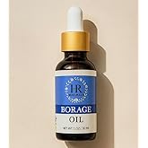Hope Ridge Naturals Unrefined Organic Virgin Cold-Pressed, Botanical Moisturizing Oil, Rich in Antioxidants, For all Skin Type, Multi-use for Face, Hair, Nails (Borage oil)