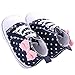 WAYLONGPLUS Infant Canvas Soft Sole Anti-Slip Prewalker Toddler Crib Shoes Love Print Sneaker (White Size 3)