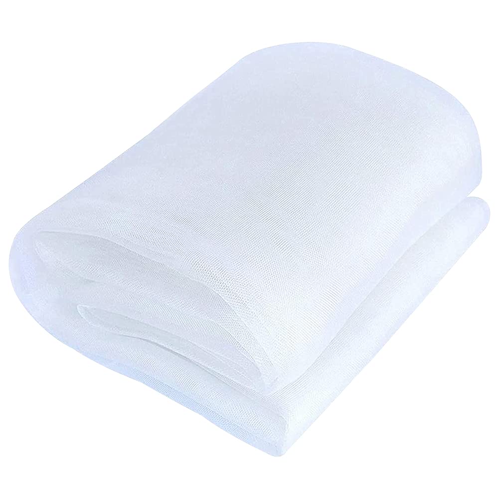 Simmpu 2.5 m x 6 m garden net, insect protection net, fine mesh, gardening, fillet work, vegetables, flowers, protection net for garden, vegetable garden, fruit garden