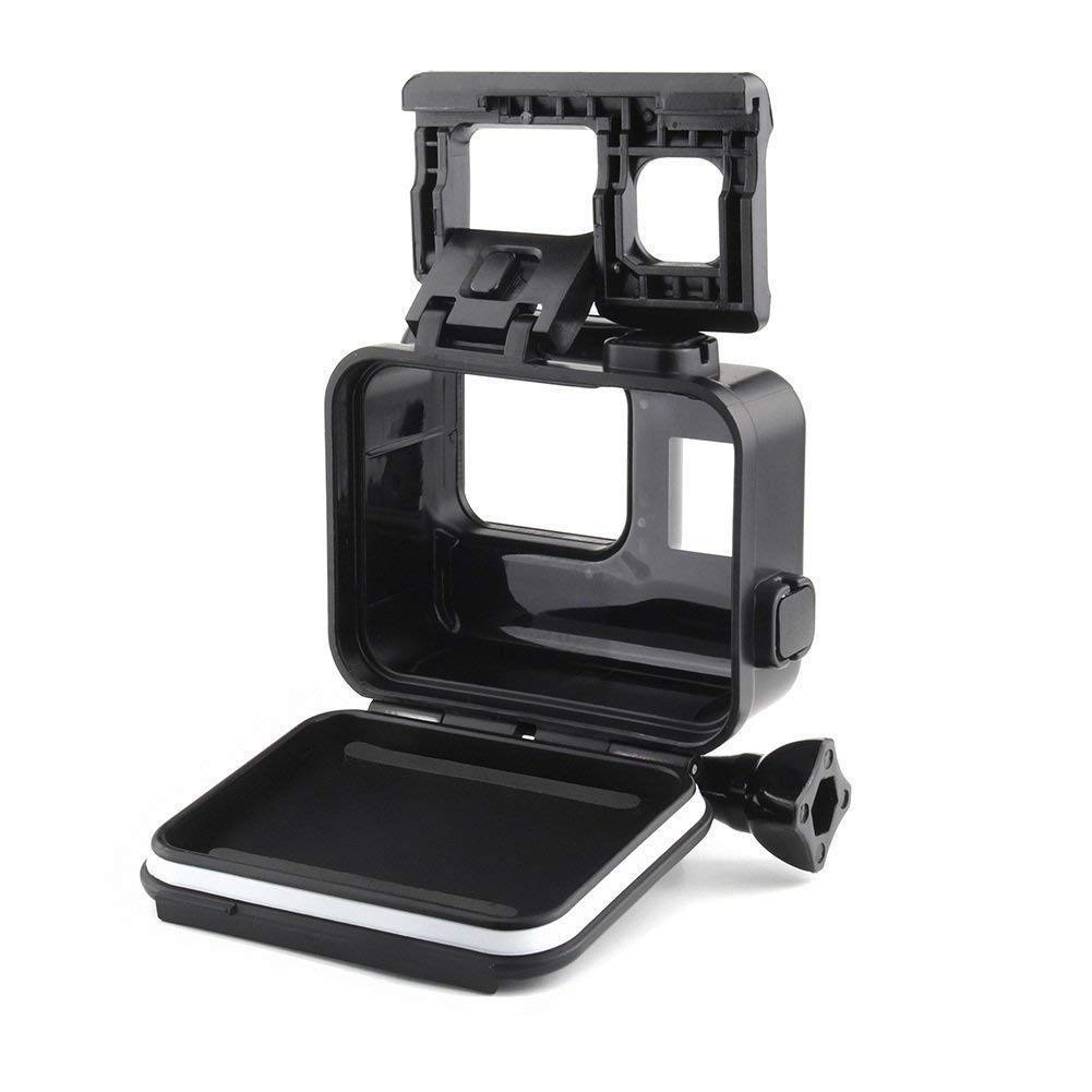 Yangers Waterproof Protective Housing Dive Case for GoPro Hero 7 Black model 6 5 Action Camera, Silicone Underwater Protection Cage Cover with Back Door Touch Screen