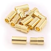 OliRC 6pairs 6.5mm Gold Plated Male and Female Bullet Banana Connectors Plugs for DIY RC Battery ESC Motor(C118-6)