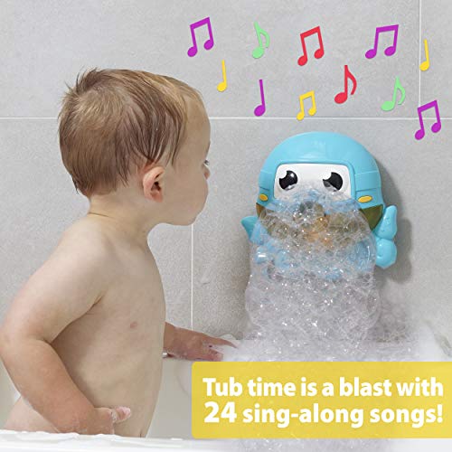CHUCHIK Octopus Bath Toy. Bubble Bath Maker for The Bathtub. Blows Bubbles and Plays 24 Children’s Songs – Baby, Toddler Kids Bath Toys Makes Great Gifts for Toddlers – Sing-Along Bath Bubble Machine