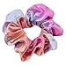 Fanzbike 12 Pieces Shiny Metallic Scrunchies Hair Scrunchies Elastic Hair Bands Scrunchy Hair Ties Ropes for Women or Girls Hair Accessories