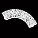 BAKHUK 100Pcs White Lace Cupcake Wrappers Cupcake Liners and 200Pcs White Baking Paper Cups Muffin cups for Wedding, Birthday, Party etc.