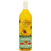 Fresh Press Farms Cold Pressed Extra Virgin Sunflower Oil, 33.8 Fl Oz | Extra Virgin Sunflower Oil, Plastic Bottle, Georgia Grown, 100% American Made, Unrefined, Certified Whole30, Non-GMO