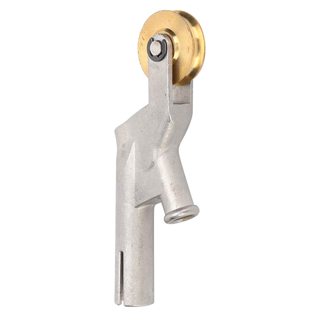 Hot Air Welding Gun Weld Nozzle with Rollers, Stainless Steel Alloy Speed Welding Nozzles Replacement Heat Gun Tips Suitable for 3mm/4mm/5mm Welding Wire