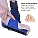 Bunion Corrector by Quanquer [Pair] - Bunion Splint Toe Straightener Brace for Hallux Valgus Pain Relief Fits Men & Women (Blue)