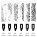 2000 Pieces Flatback Rhinestones Round Rhinestones Glass Gems Stones with 6 Mixed Sizes for Nail Art Phone Decorations Crafts DIY (2000 Pieces, 1.6-3 mm)