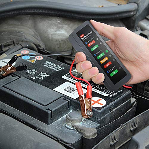 OBDMONSTER 12V Car Battery Tester Digital Alternator Tester, Check Battery Condition & Alternator Charging for Car Motorcycle