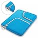 Ivencase 11 - 11.6 inch Soft Laptop Tablet Sleeve , Slim Case Cover with Strong Zipper , Built-in 2 Pockets for Notebook Computer / MacBook / MacBook Air / Chromebook - blue