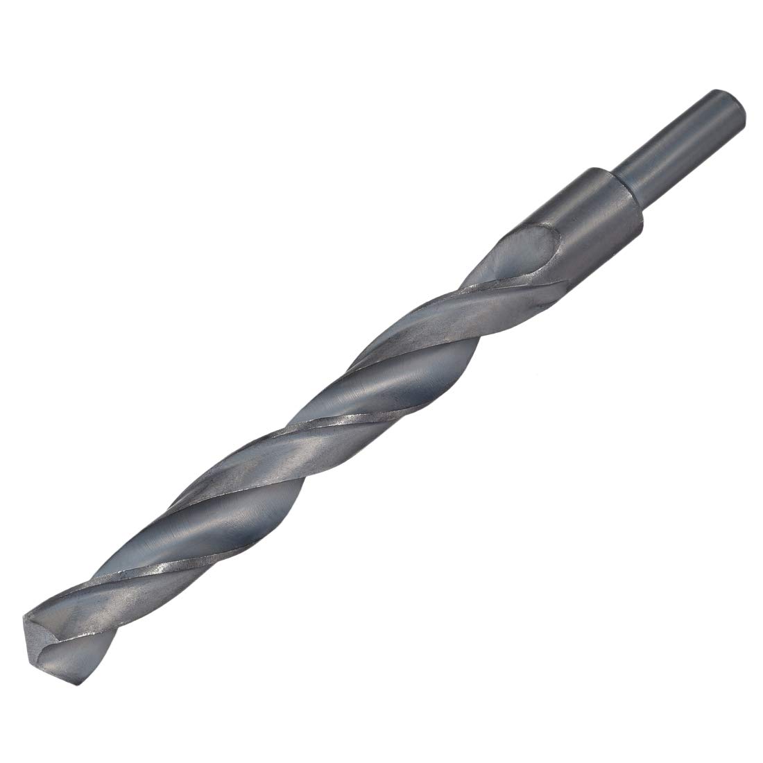 sourcing map Reduced Shank Twist Drill Bits 16mm High Speed Steel 4241 with 10mm Shank for Aluminum Alloy Steel Metal Plastic Wood