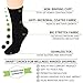 Sugar Free Sox Health & Comfort Womens Diabetic Crew Socks 3 Pack (9-11, Black)