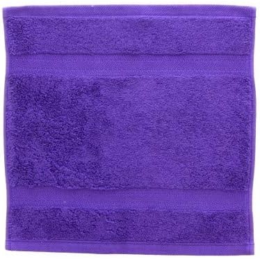 TowelsRus Egyptian 100% Super Soft Cotton 550 GSM Towels Face Cloth in Purple