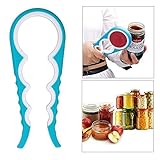 Jar can opener Xjoyous Premium Quality Opener Get Lids Off Easily Jar Openers for Seniors Multiple Size Grip (blue)