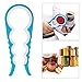 Jar can opener Xjoyous Premium Quality Opener Get Lids Off Easily Jar Openers for Seniors Multiple Size Grip (blue)