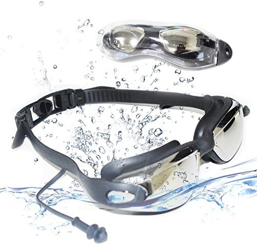 Swim Goggles - Unisex No Leaking Swim Glasses For Adult Men Women Youth Kids Child with Free Protection Case,Swimming Goggles with 100% UV Protection,Anti Fog Technology,Electroplating