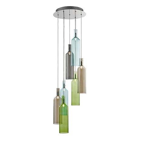Molly 7 Light Cluster And Cascade Pendant Light Amazon Co Uk