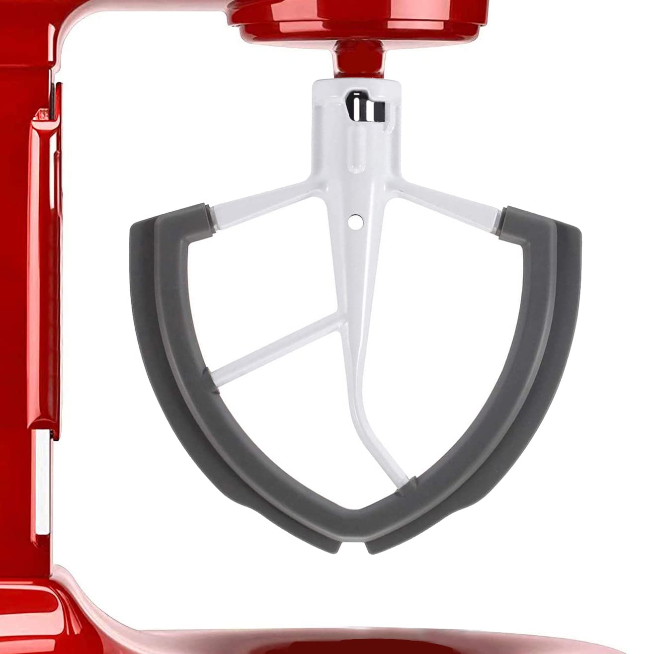 Photo 1 of Flex Edge Beater for KitchenAid Professional 600 Bowl-Lift Stand Mixer KP26M1X Series, 6 Quart Flat Beater Paddle with Flexible Silicone Edges Bowl Scraper.