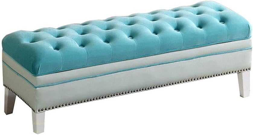 Amazon.de: W-life Rechteckiger Mikrofaser-gepolsterter Ottoman