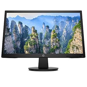 HP v22e Full HD Monitor (1920 x 1080) 21.5 Inch (1 VGA, 1 HDMI) - Black [Amazon Exclusive]