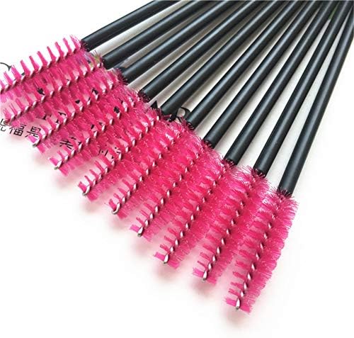 DDLBiZ New 50 pcs Disposable Eyelash Brush Mascara Wand Applicator for Eyelash Extension (Color 2)