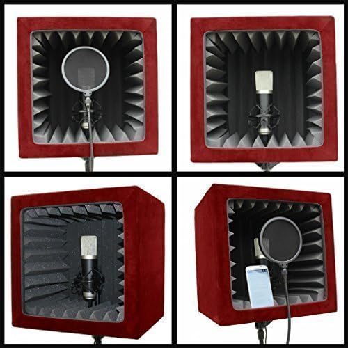 SnapRecorder - Gold Edition in Red - Portable Recording Booth