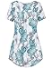 Bebonnie Plus Size Clothing for Women Summer Casual Prime Wardrobe Womens Clothing Flowy Shirts Blouses and Tops Dressy,Henley V Neck Short Sleeve Casual Print Comfy Tunic Shirt Top Green Grey XXL