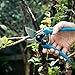 BUTTERFLY LOVE Professional Bypass Pruning Shears, Manual Hand Pruner, Garden Clippers, Tree Trimmers Secateurs (Blue-8 Inches)