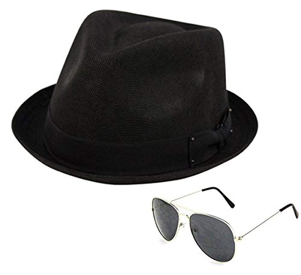 white linen fedora hat