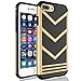 Tekcoo for iPhone 8 Plus Case, for iPhone 7 Plus Sturdy Case, [Varmor] Shock Absorbing [Champagne Gold] Bumper Hard Slim Luxury Cases Cover [Scratch Proof] Plastic Shell + TPU Rubber Inner
