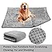 Msicyness Dog Blanket,Soft Fuzzy Blankets for Puppy, Premium Fluffy Blankets Plush Fleece Throw Dog Bed, Couch, Sofa, Reversible Travel Warm Covers, Medium