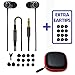 BONUS Pack! SoundMAGIC E10 GUNMETAL, Noise Isolating In-Ear Headphones + Extra eartips