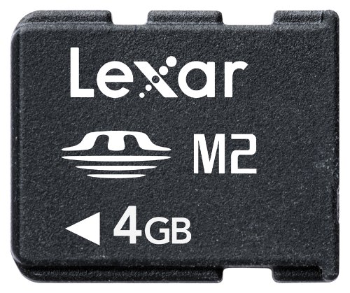 Lexar Professional 4GB M2 Memory Stick Micro Mobile Card without Adapter - Black