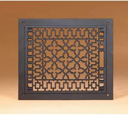 Minuteman International Cast Iron Floor Grate Grille Black