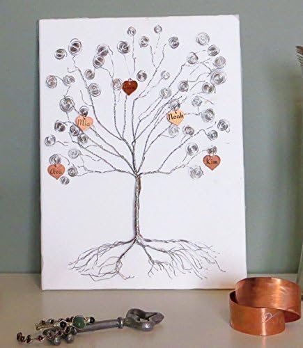 Tree of Life Canvas Wall Art Personalized with Names or Datess
